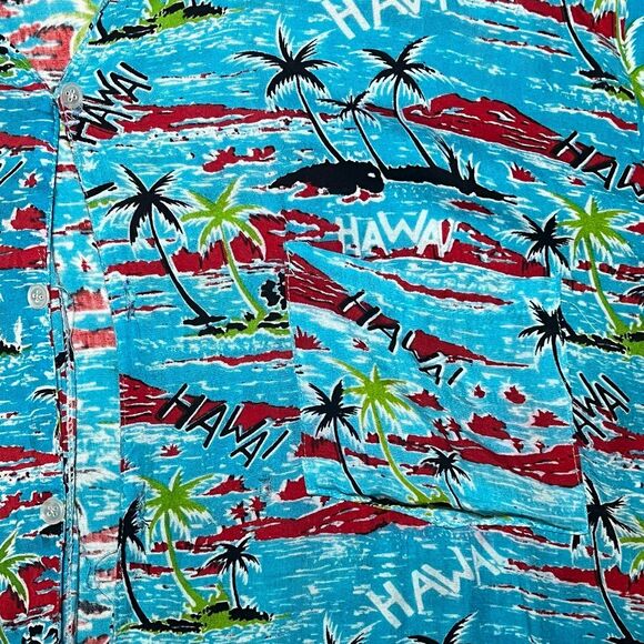 Hawaiian vintage‎ FUBU men’s button down shirt size M - Picture 3 of 4